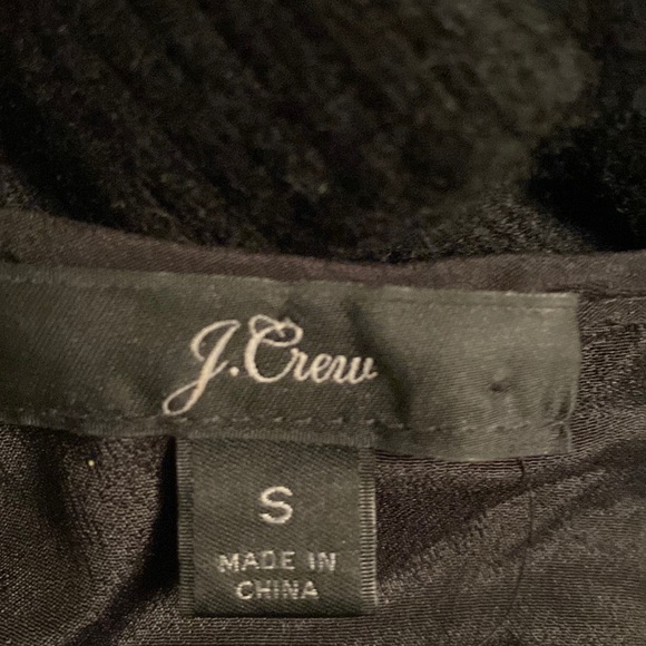 J. Crew Black Lace Keyhole Short Scalloped Sleeve Top - S - Picture 11 of 14